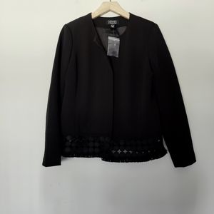 Dennis Basso Black Suit Blazer Jacket